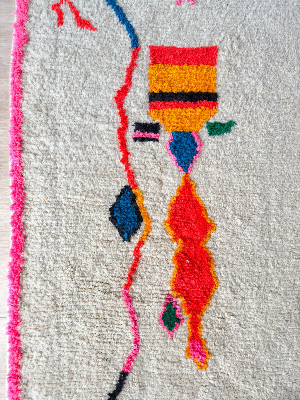 Tapis Berbère Coloré 218 X 313 Cm - N°2199
