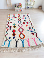 Tapis Berbère Coloré 189 X 330 Cm - N°1957