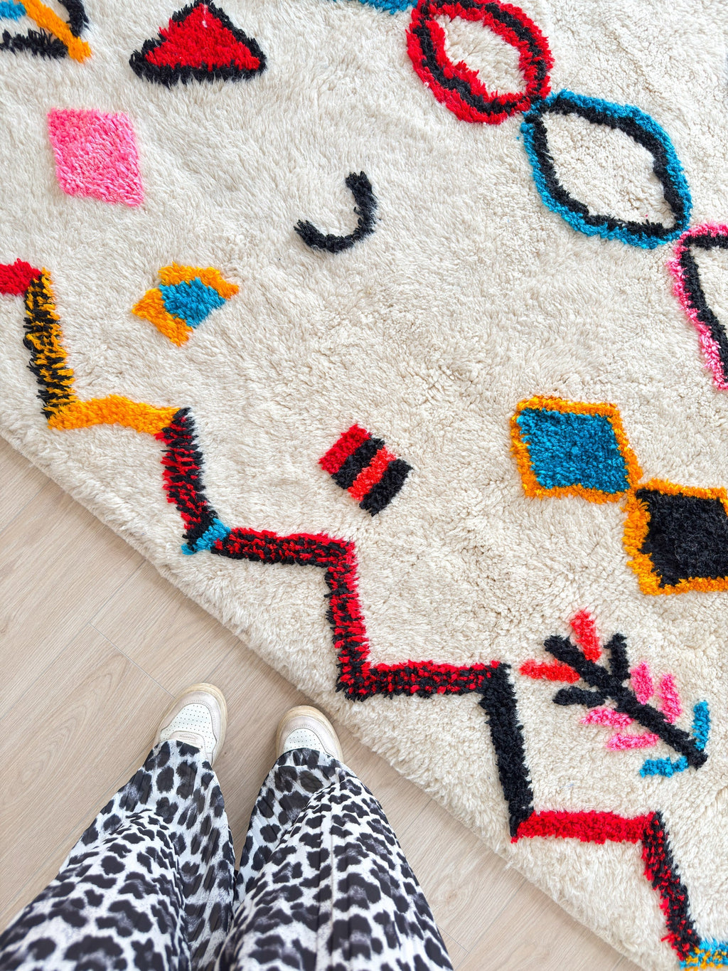 Tapis Berbère Coloré 189 X 330 Cm - N°1957