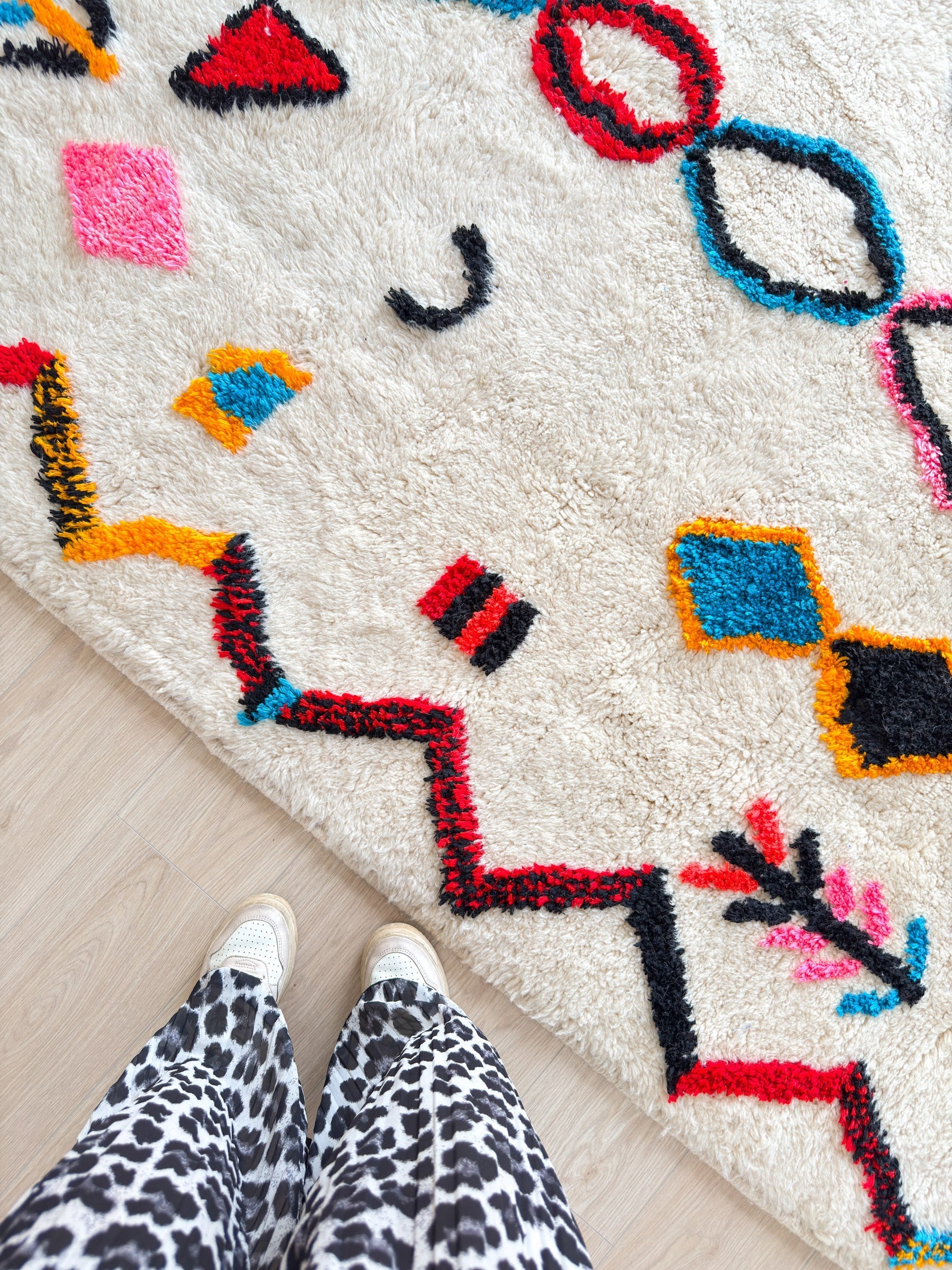 Tapis Berbère Coloré 189 X 330 Cm - N°1957