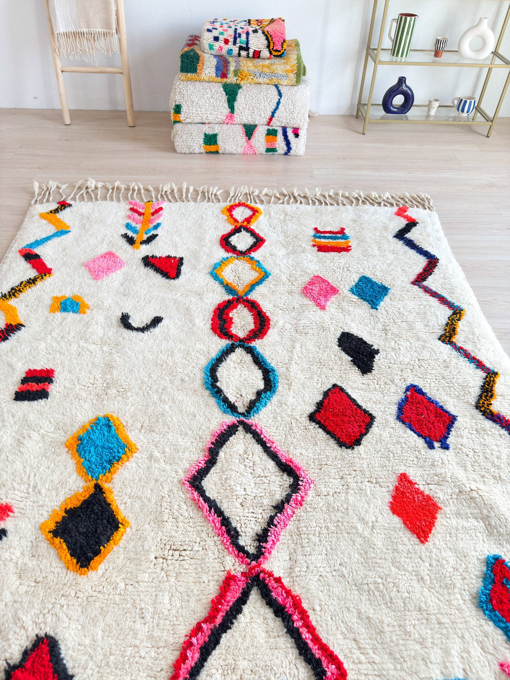 Tapis Berbère Coloré 189 X 330 Cm - N°1957