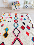 Tapis Berbère Coloré 189 X 330 Cm - N°1957