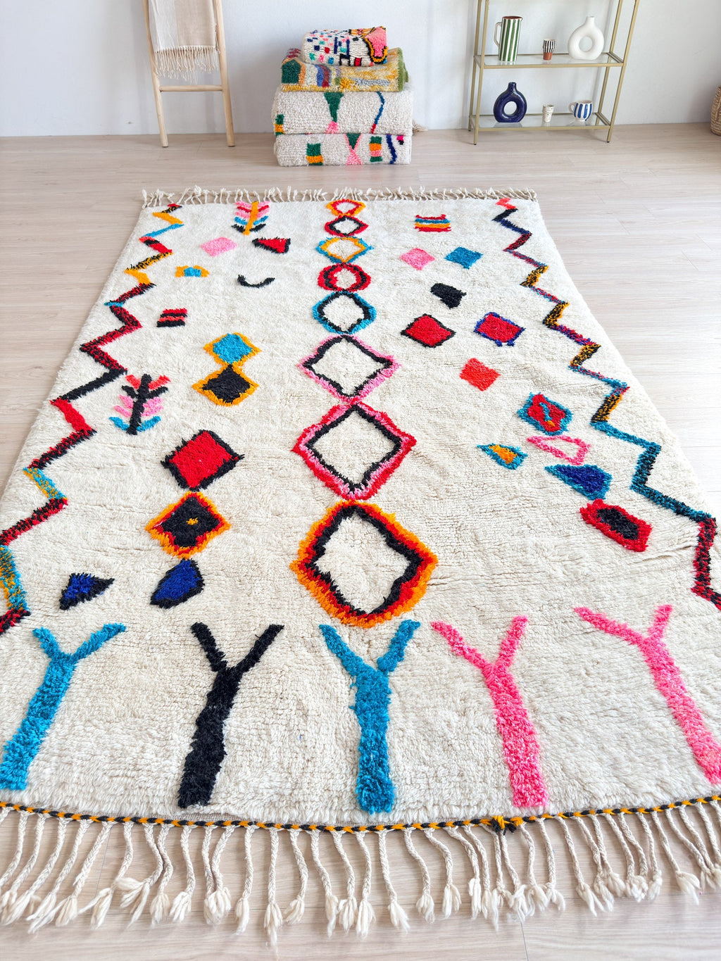 Tapis Berbère Coloré 189 X 330 Cm - N°1957