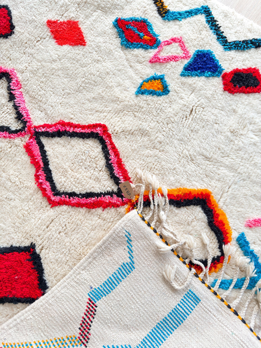 Tapis Berbère Coloré 189 X 330 Cm - N°1957
