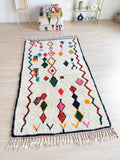 Tapis Berbère Coloré 153 X 278 Cm - N°1661