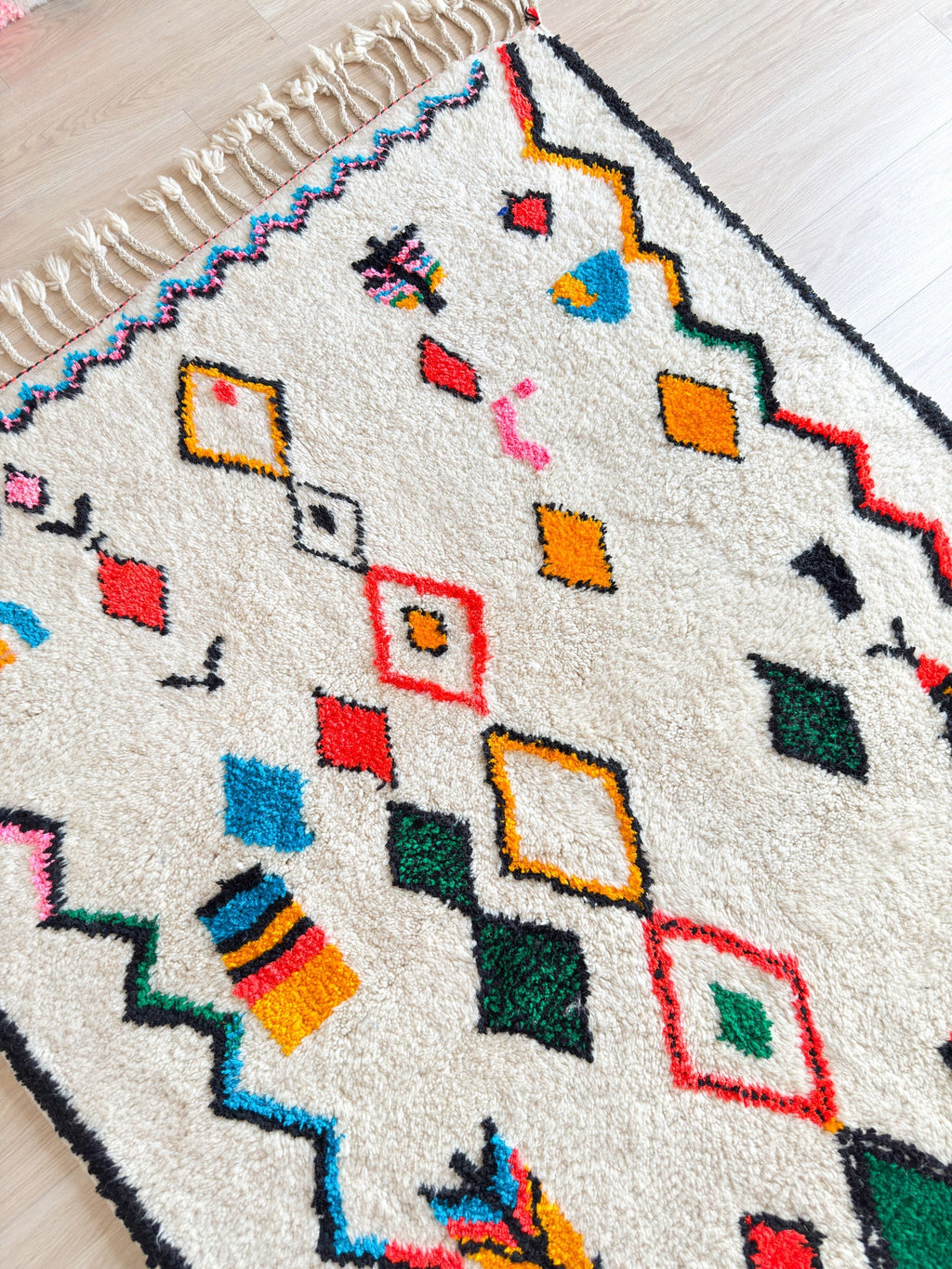 Tapis Berbère Coloré 153 X 278 Cm - N°1661