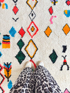 Tapis Berbère Coloré 153 X 278 Cm - N°1661
