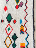 Tapis Berbère Coloré 153 X 278 Cm - N°1661