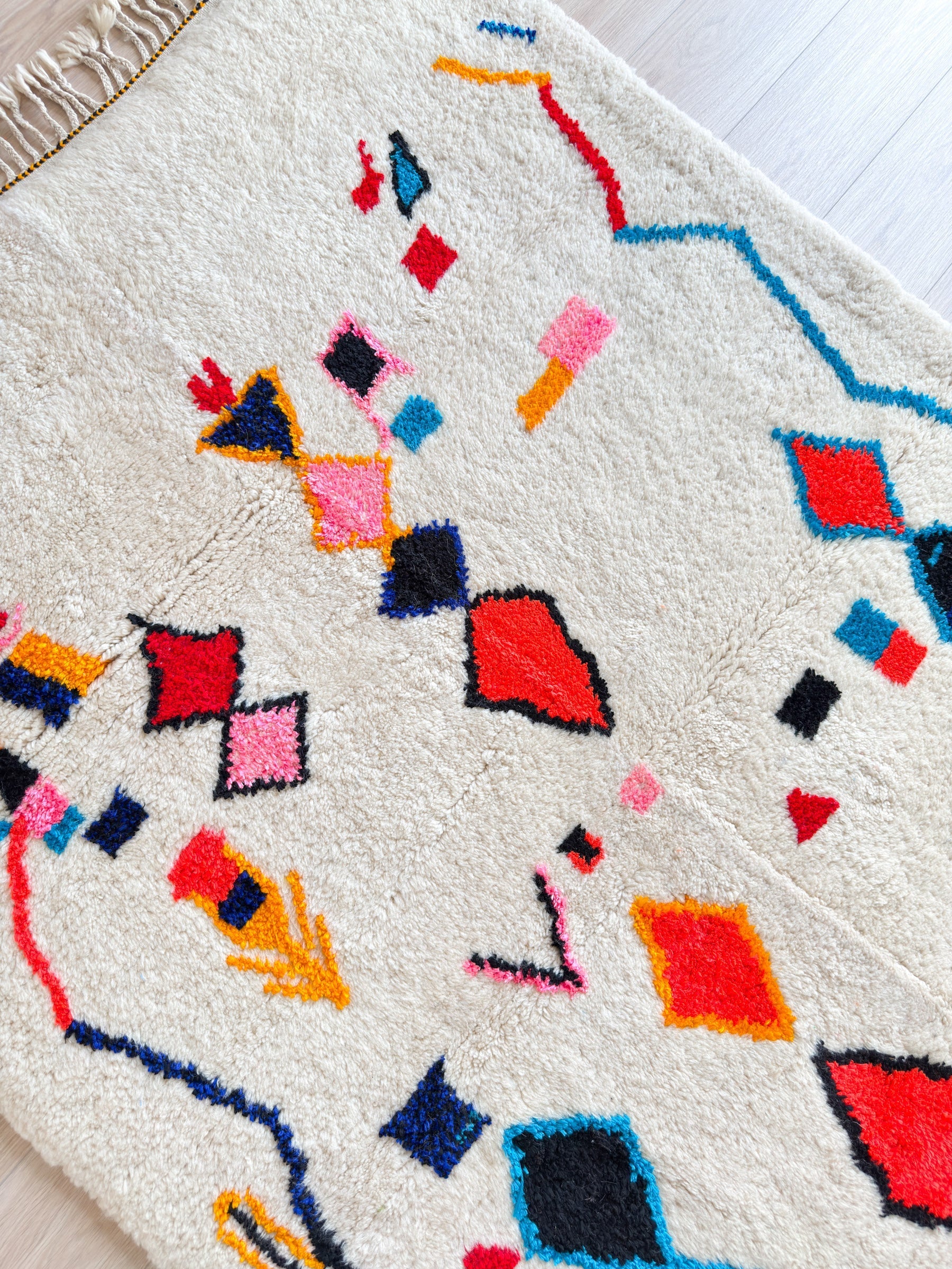 Tapis Berbère Coloré 158 X 280 Cm - N°1425