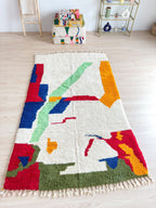 Tapis Berbère Coloré 153 X 274 Cm - N°1493