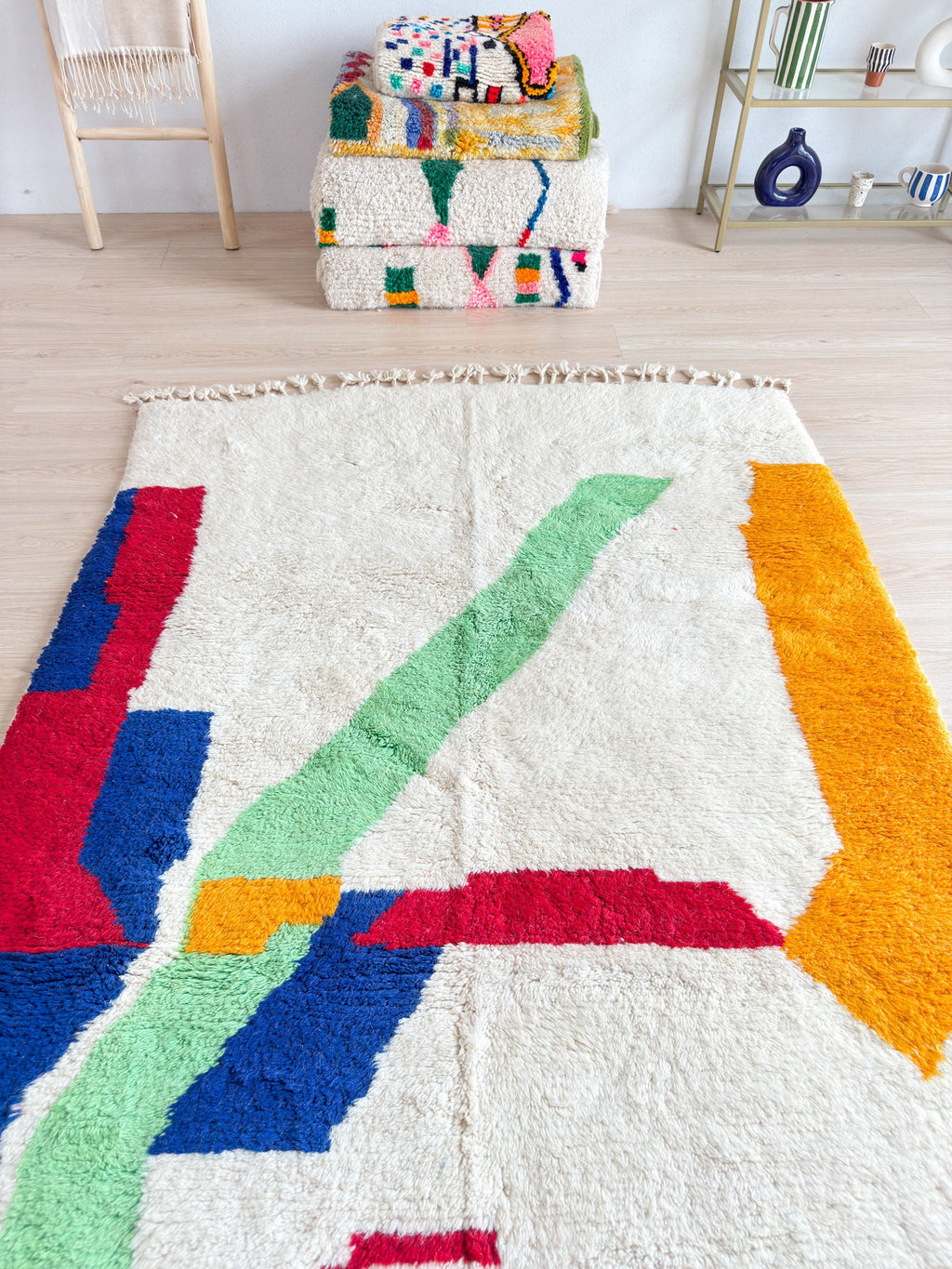 Tapis Berbère Coloré 153 X 274 Cm - N°1493