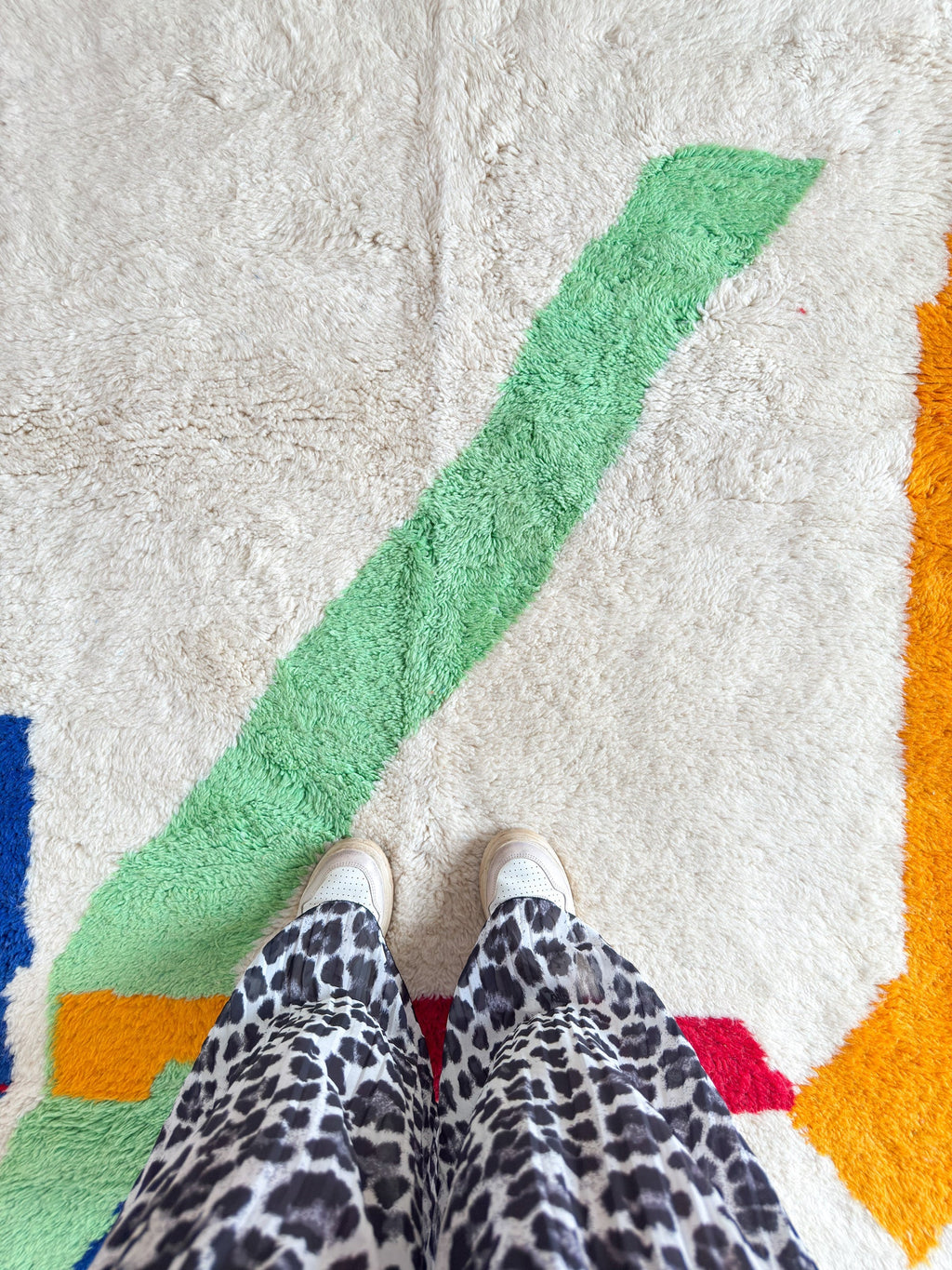 Tapis Berbère Coloré 153 X 274 Cm - N°1493