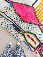 Tapis Berbère Coloré 197 X 304 Cm - N°2236
