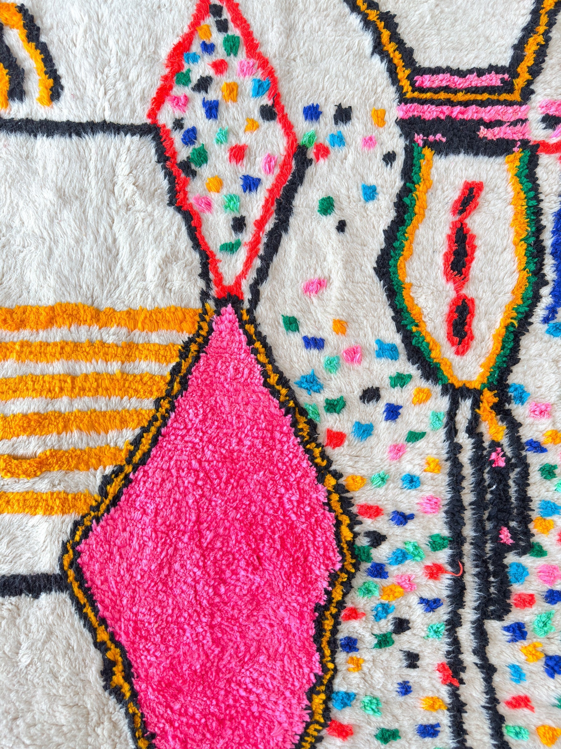 Tapis Berbère Coloré 197 X 304 Cm - N°2236