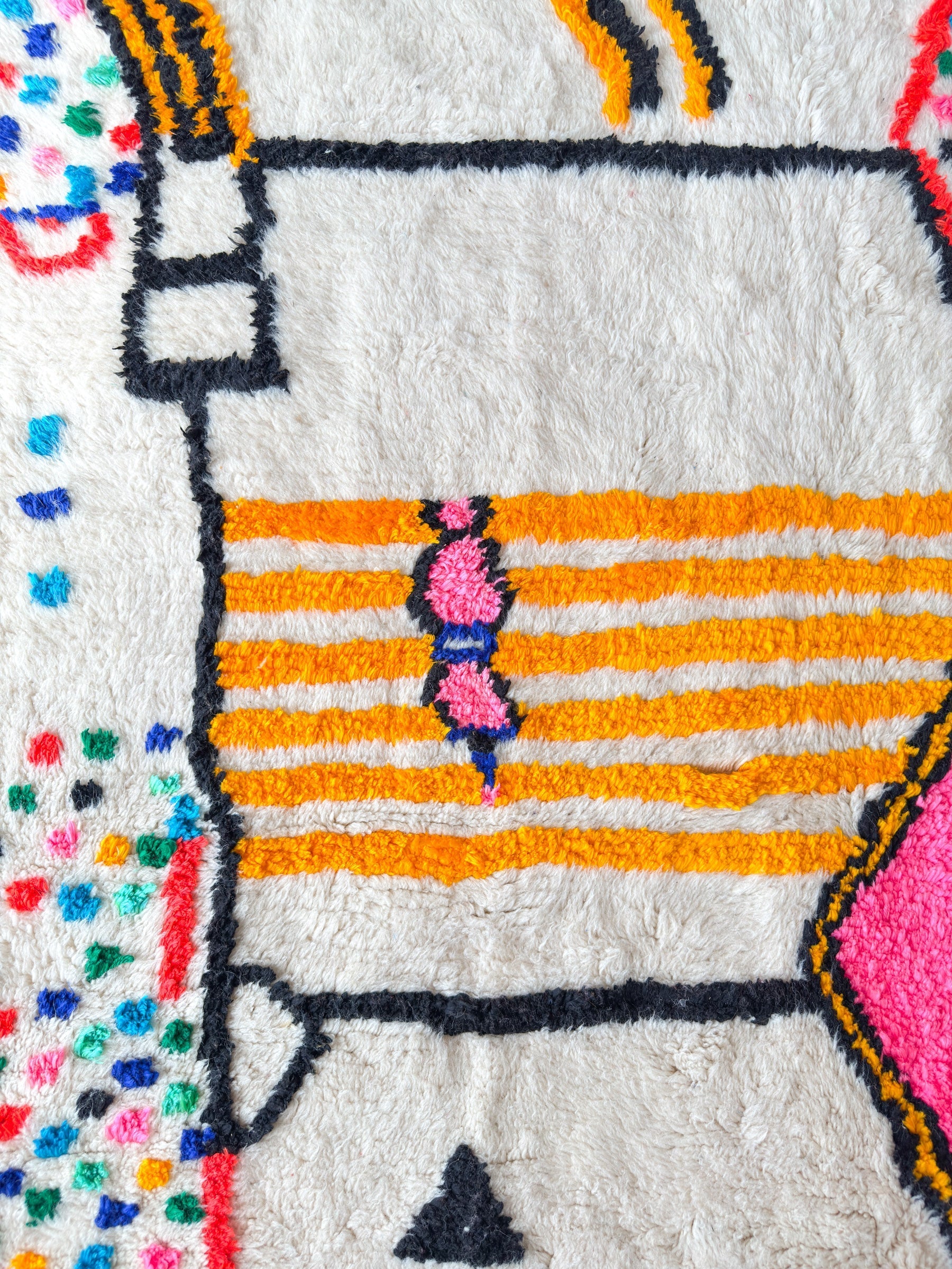 Tapis Berbère Coloré 197 X 304 Cm - N°2236
