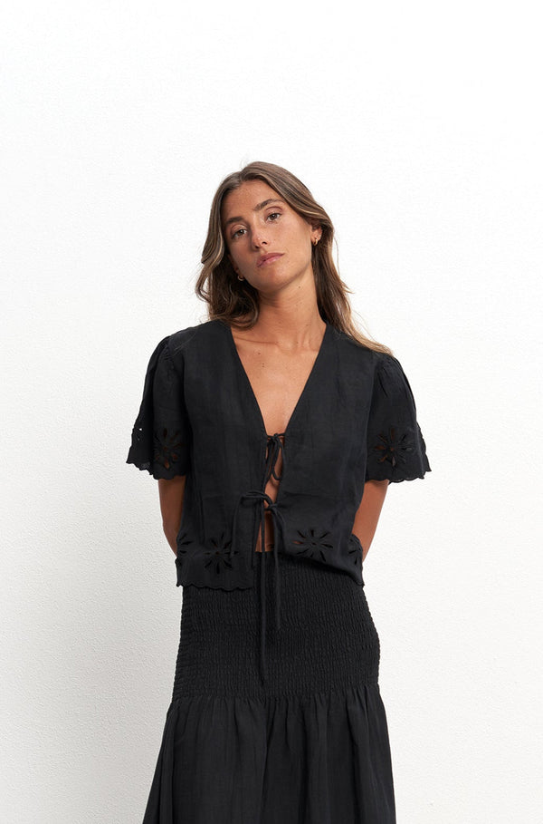 Chemise Noire Alma