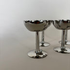 Ensemble De 5 Coupelle Inox Fleur