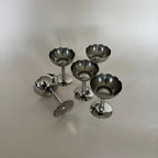 Ensemble De 5 Coupelle Inox Fleur