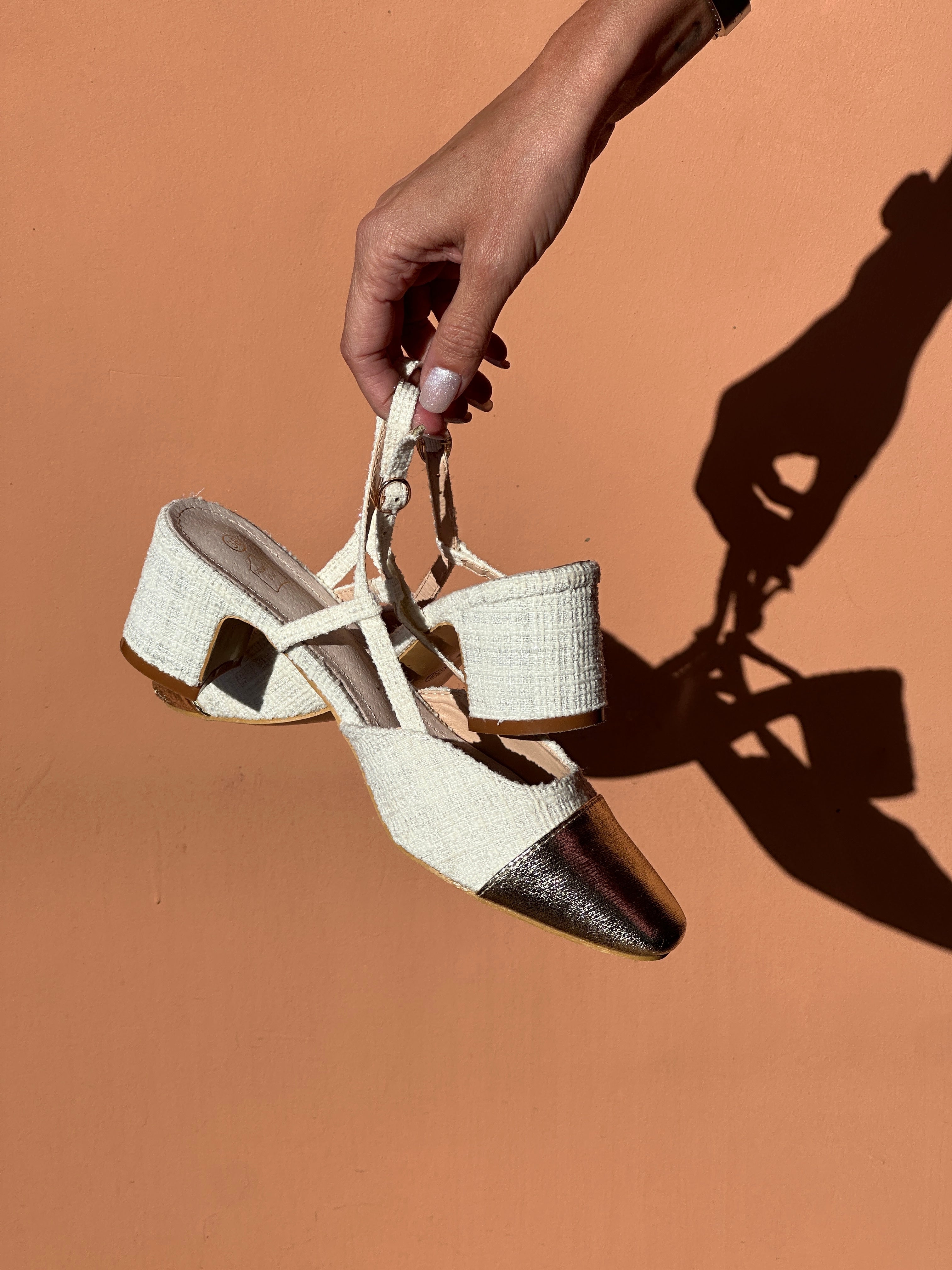 Slingback Gaby - Doré