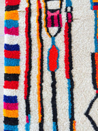 Tapis Berbère Coloré 152 X 234 Cm - N°1910