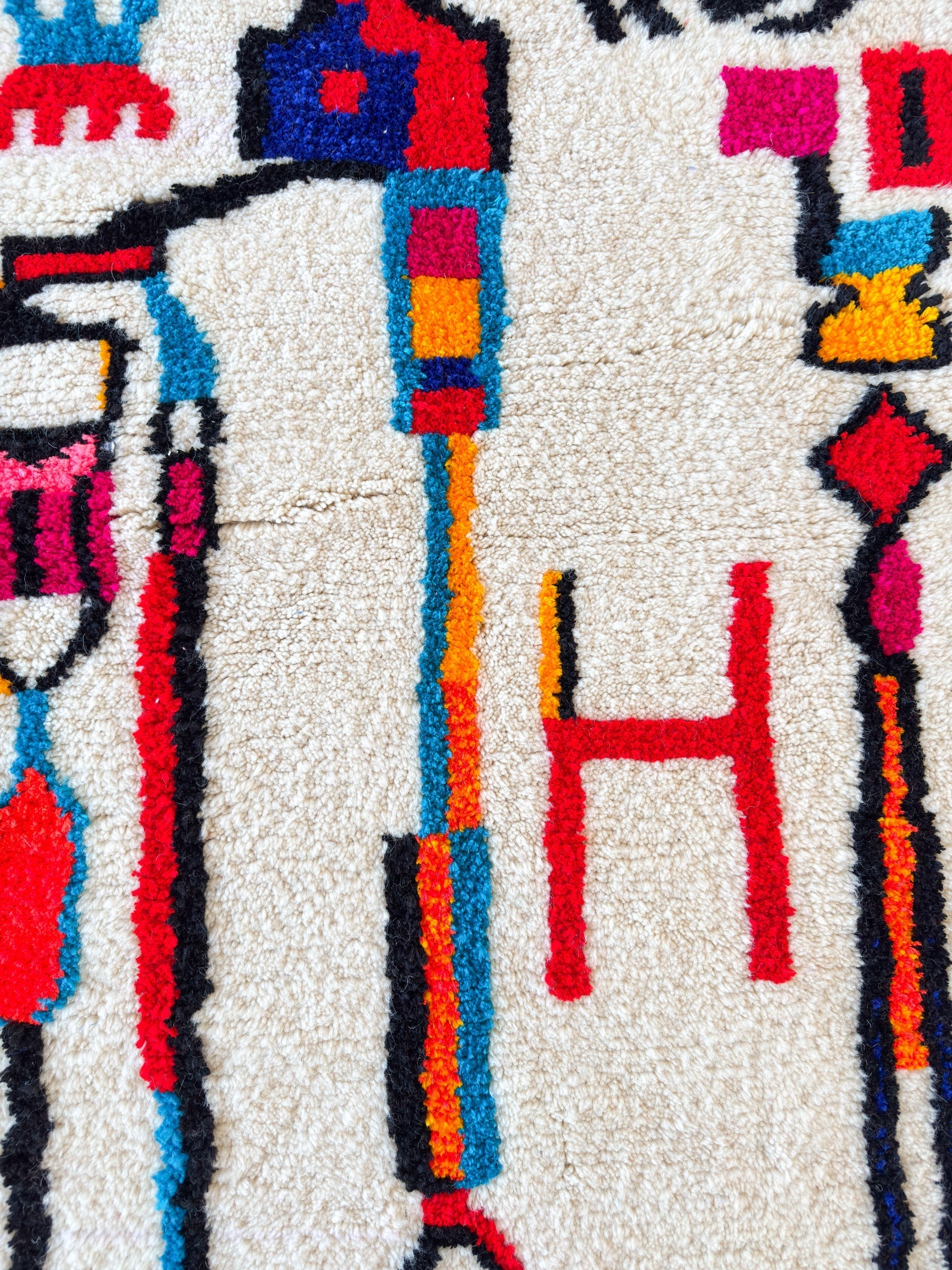 Tapis Berbère Coloré 152 X 234 Cm - N°1910