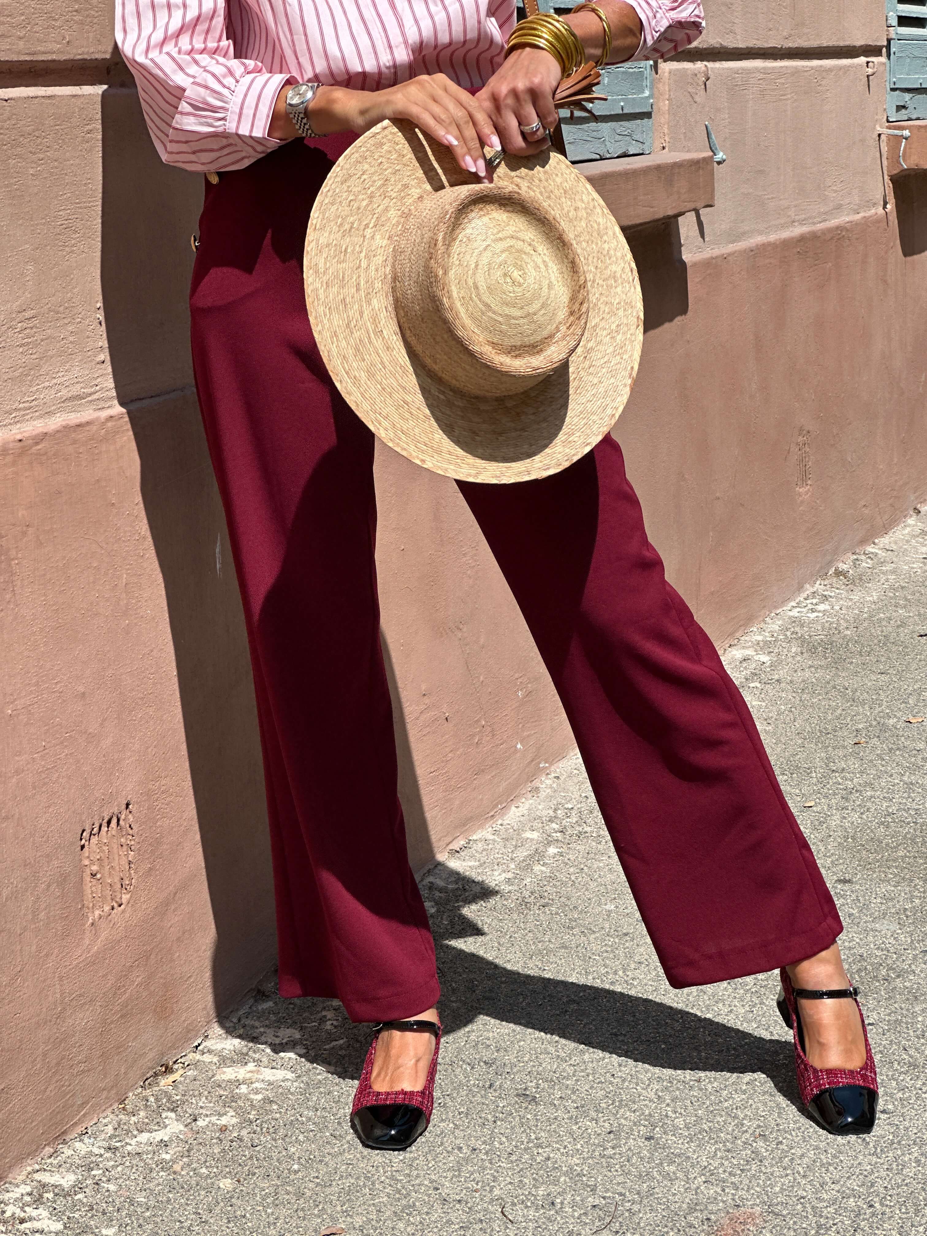 Pantalon Lizon - Bordeaux