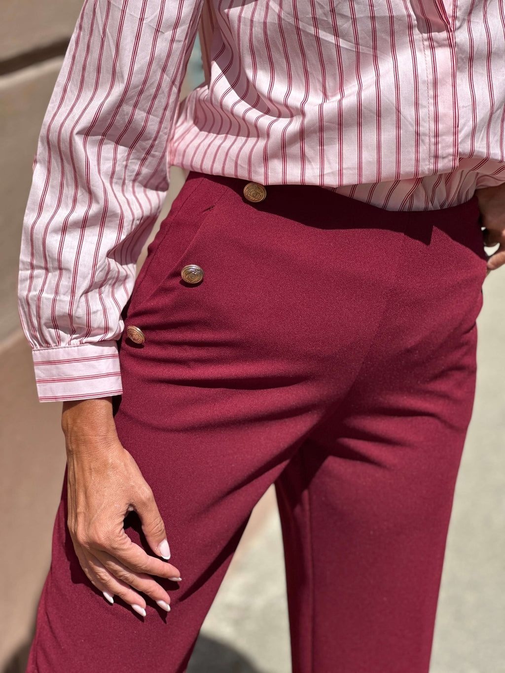 Pantalon Lizon - Bordeaux