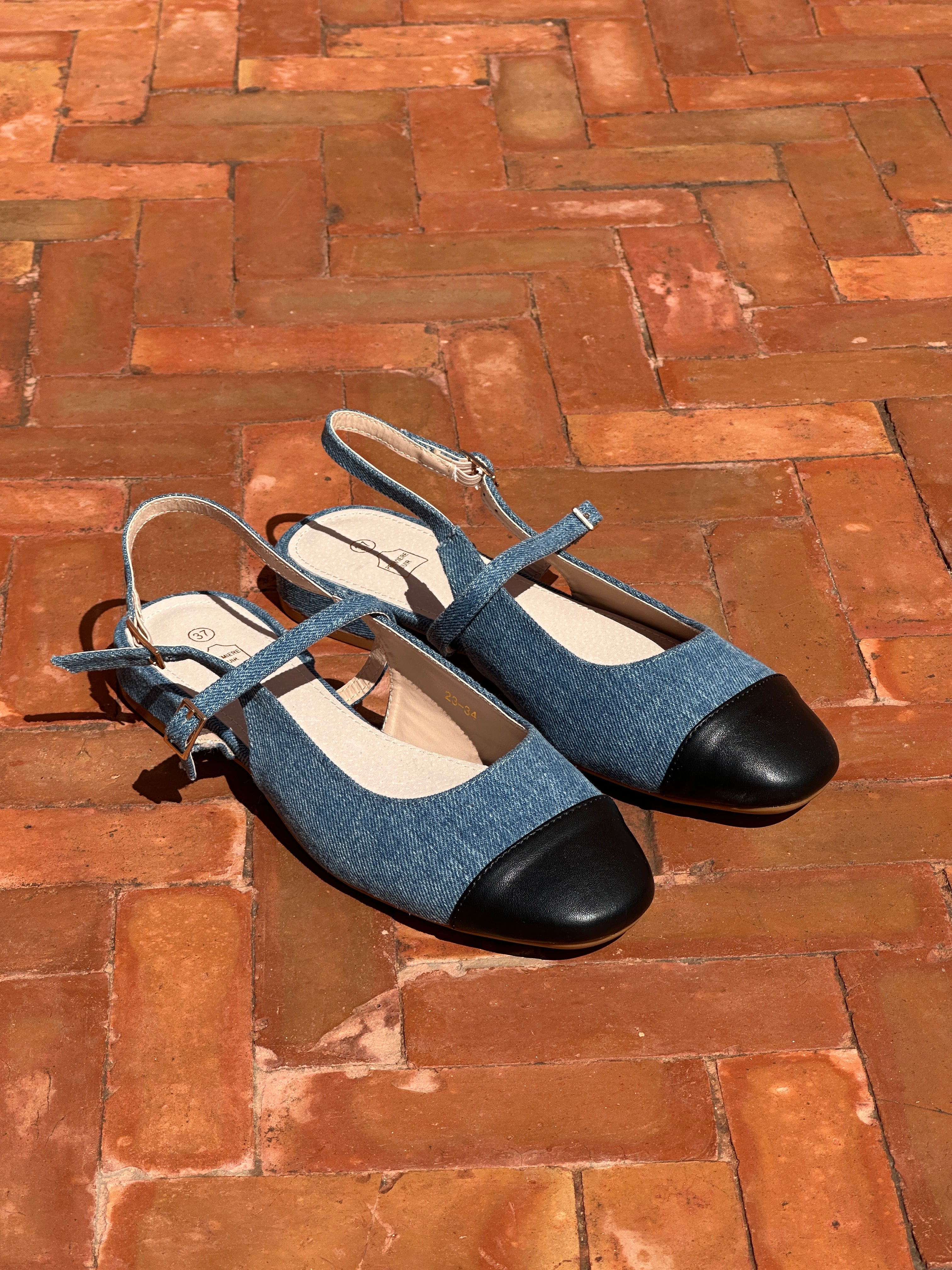 Slingback Maria - Jeans