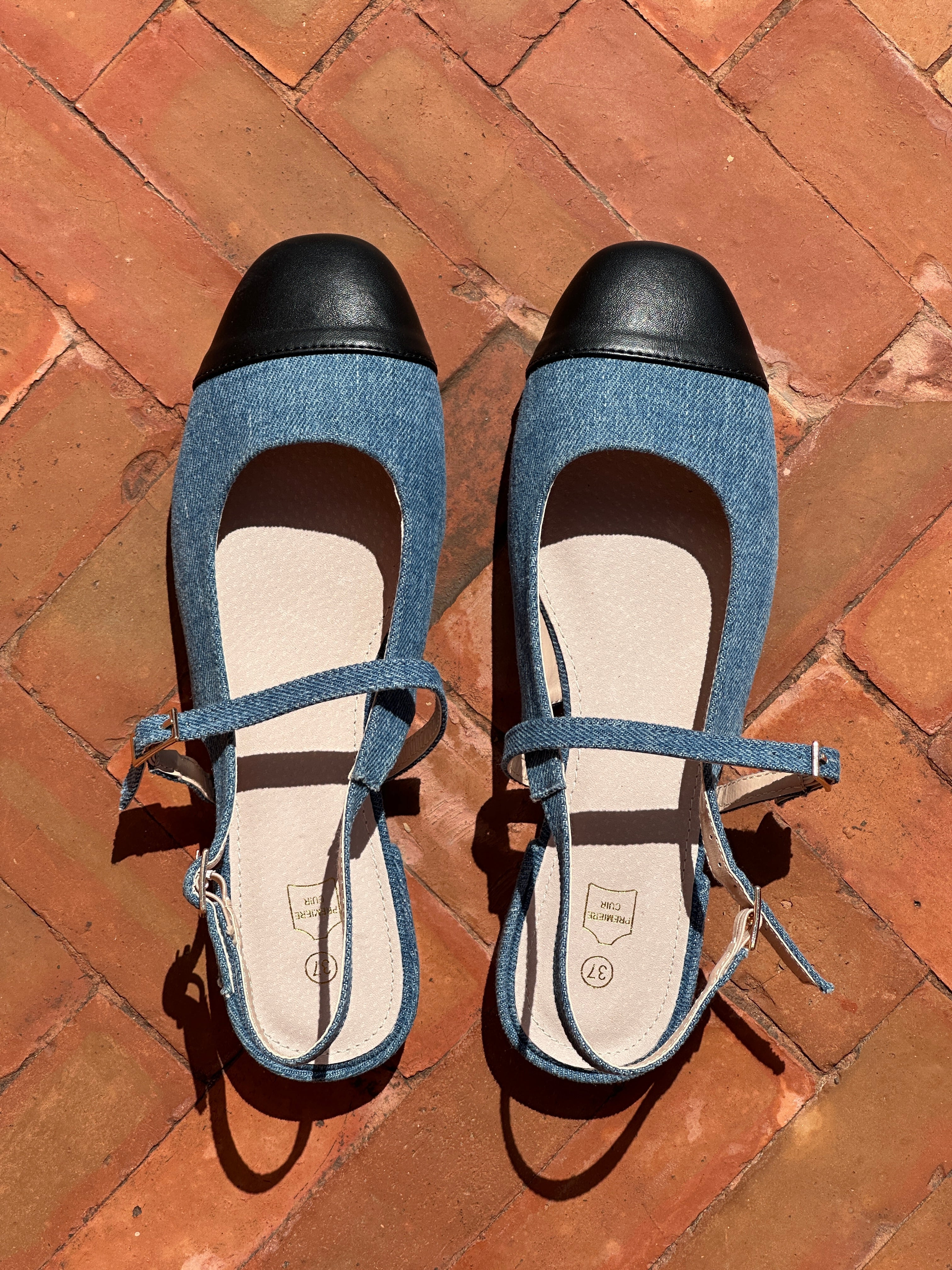 Slingback Maria - Jeans