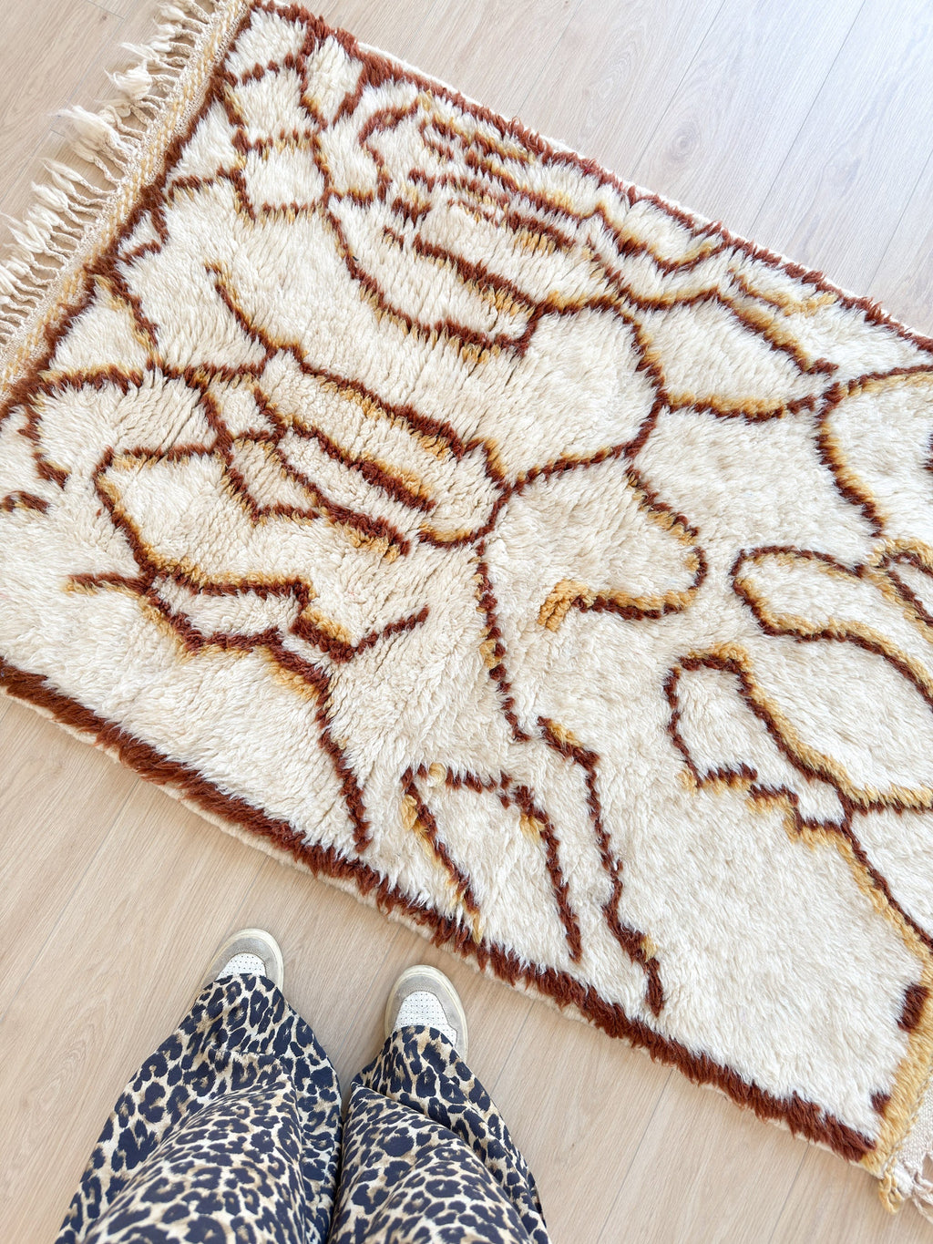 Tapis Berbère Coloré 106 X 166 Cm - N°2286