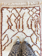 Tapis Berbère Coloré 106 X 166 Cm - N°2286