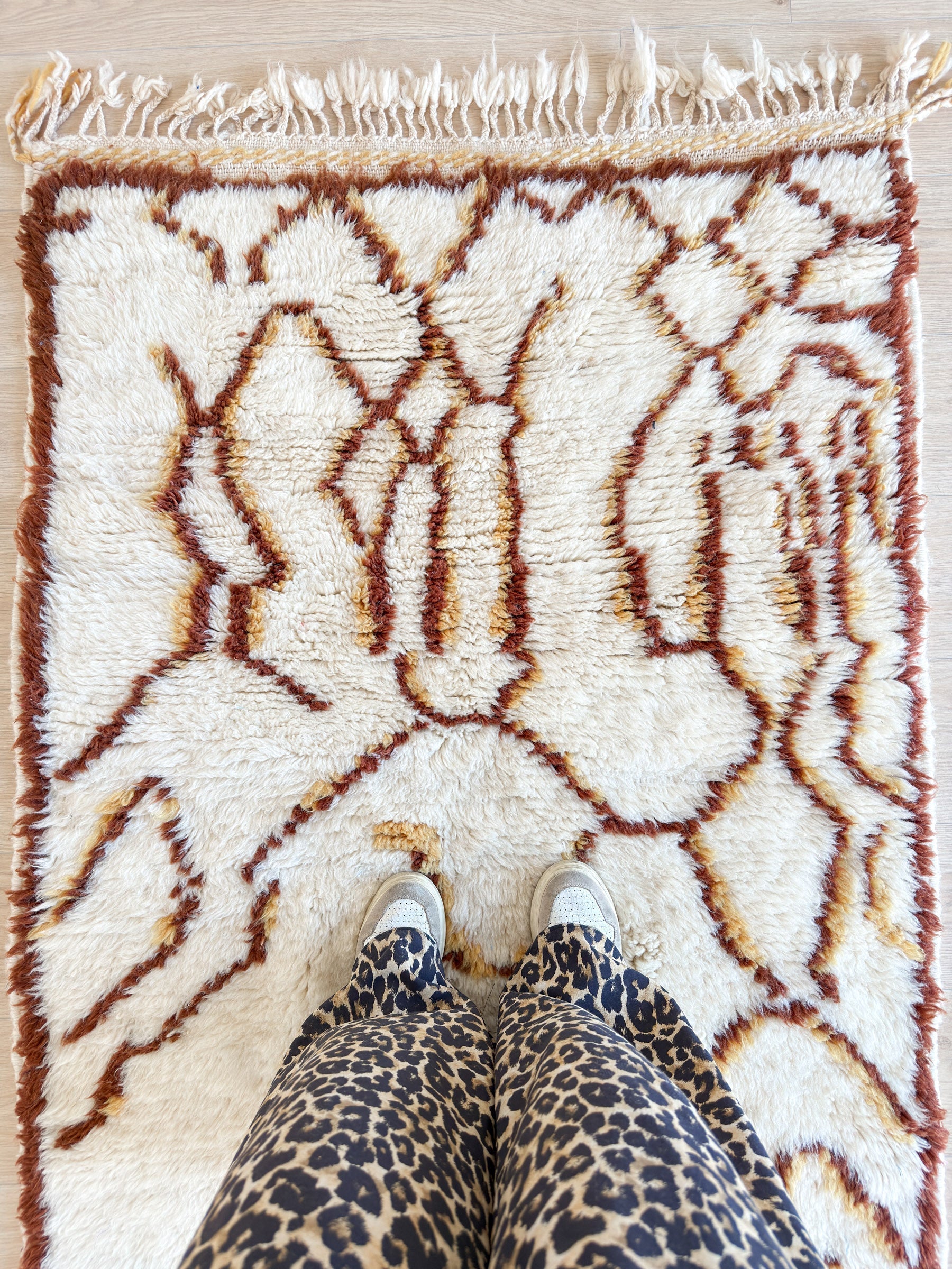 Tapis Berbère Coloré 106 X 166 Cm - N°2286