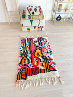 Tapis Berbère Coloré 83 X 144 Cm - N°2325