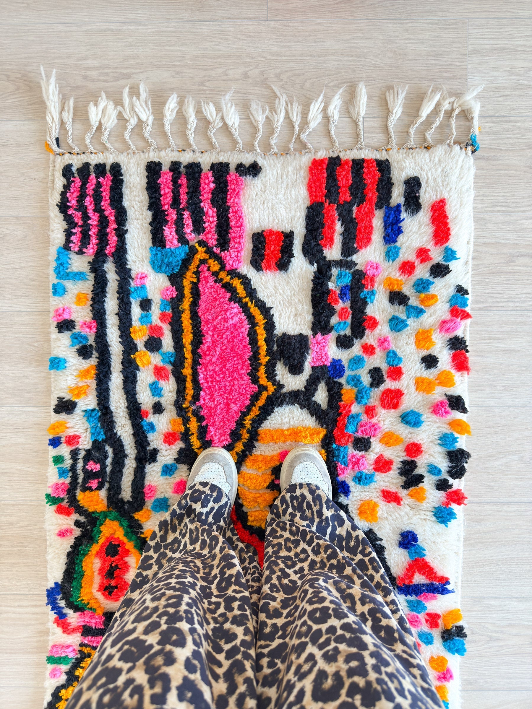 Tapis Berbère Coloré 83 X 144 Cm - N°2325