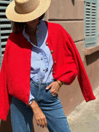 Cardigan Mia - Rouge