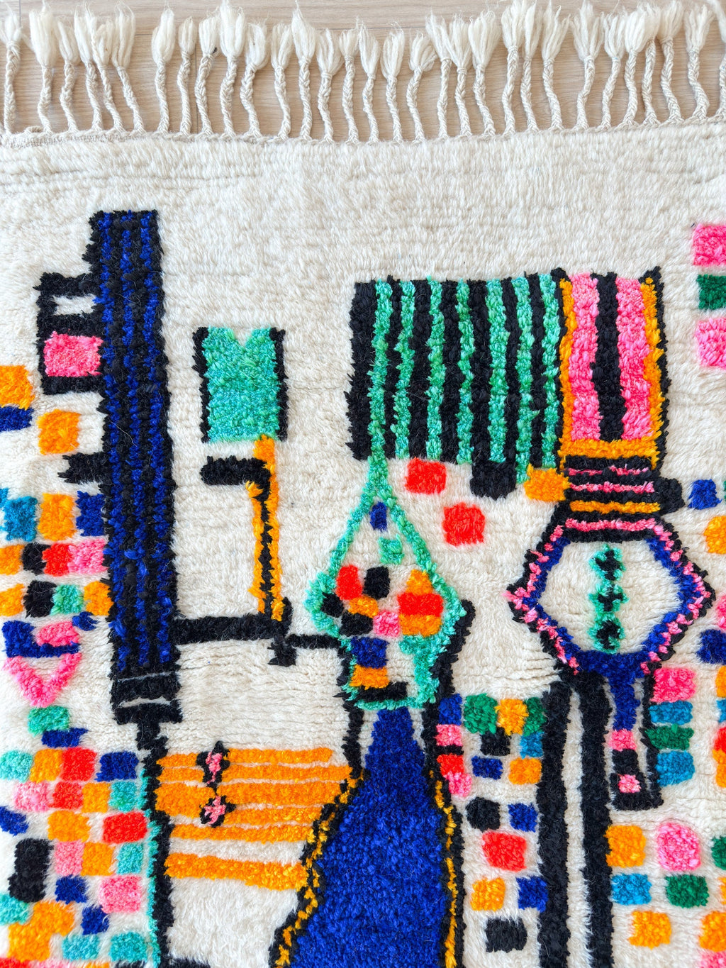 Tapis Berbère Coloré 84 X 156 Cm - N°2321