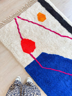Tapis Berbère Coloré 123 X 205 Cm - N°2328