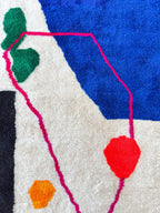Tapis Berbère Coloré 123 X 205 Cm - N°2328
