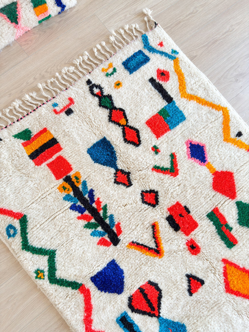 Tapis Berbère Coloré 119 X 199 Cm - N°2275