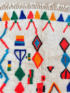Tapis Berbère Coloré 119 X 199 Cm - N°2275
