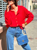 Cardigan Mia - Rouge