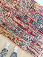 Tapis Berbère Coloré 142 X 210 Cm - N°2088