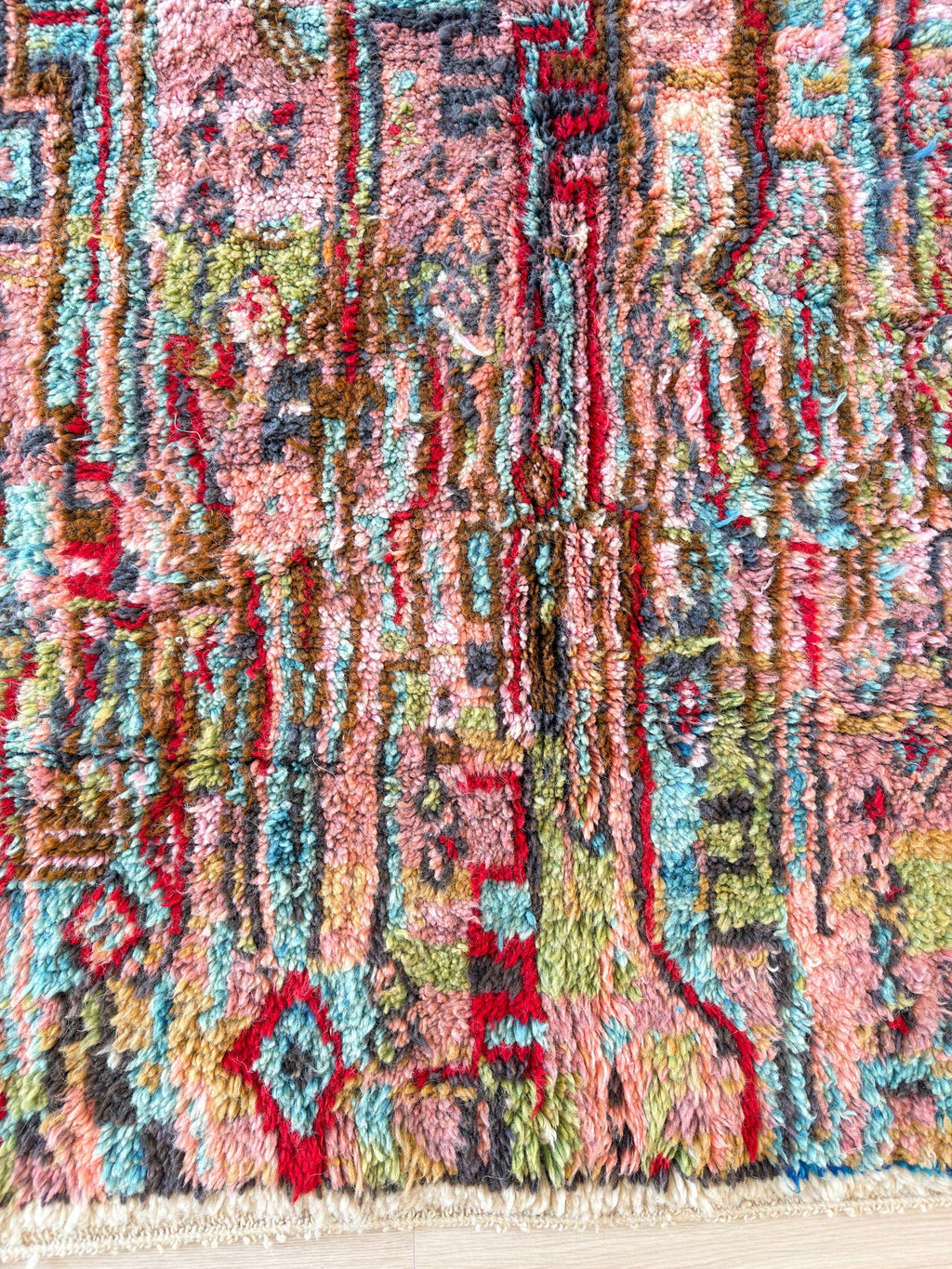 Tapis Berbère Coloré 142 X 210 Cm - N°2088