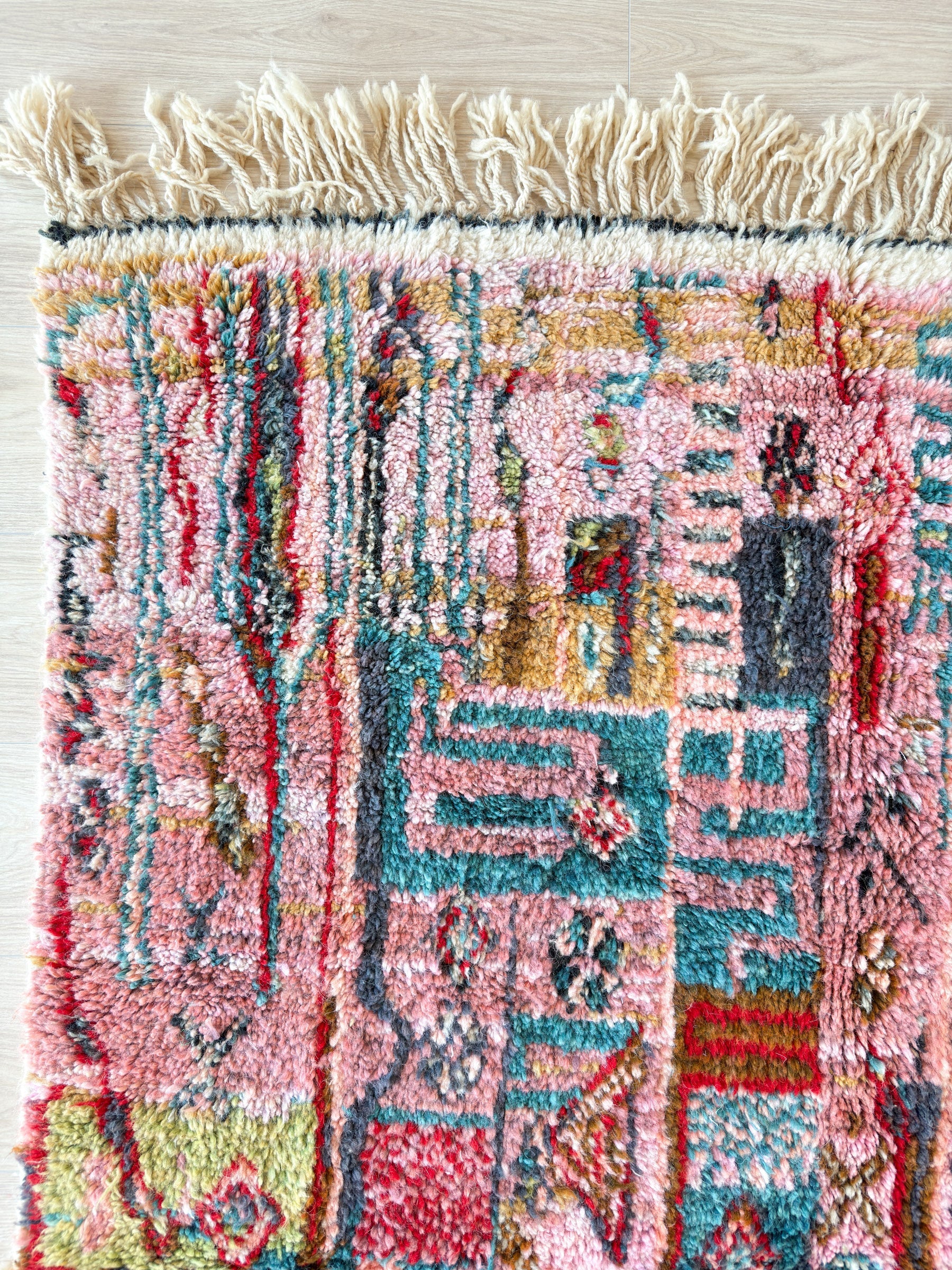 Tapis Berbère Coloré 142 X 210 Cm - N°2088
