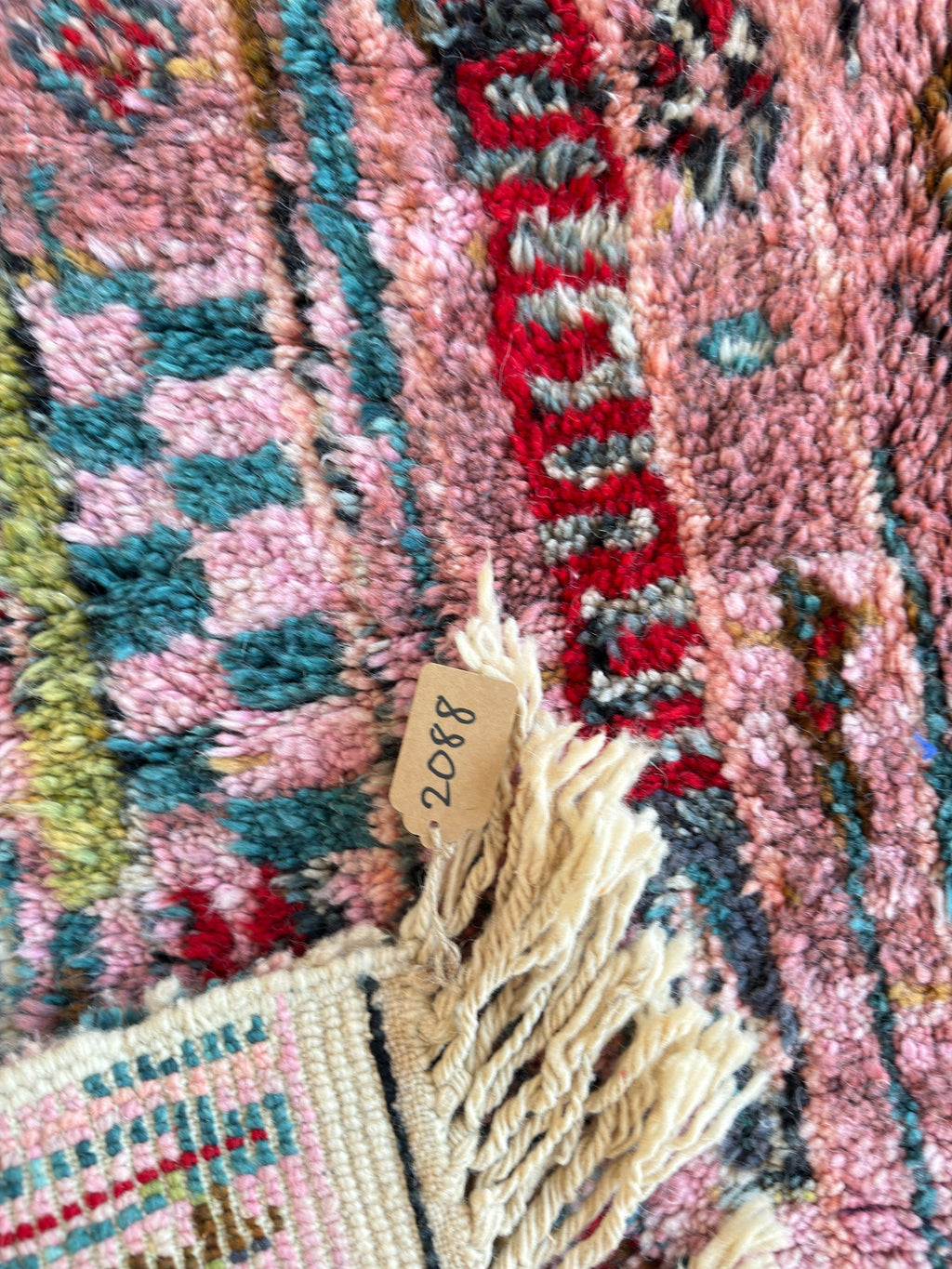 Tapis Berbère Coloré 142 X 210 Cm - N°2088