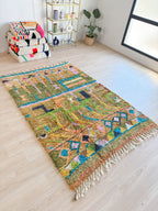 Tapis Berbère Coloré 168 X 258 Cm - N°2090