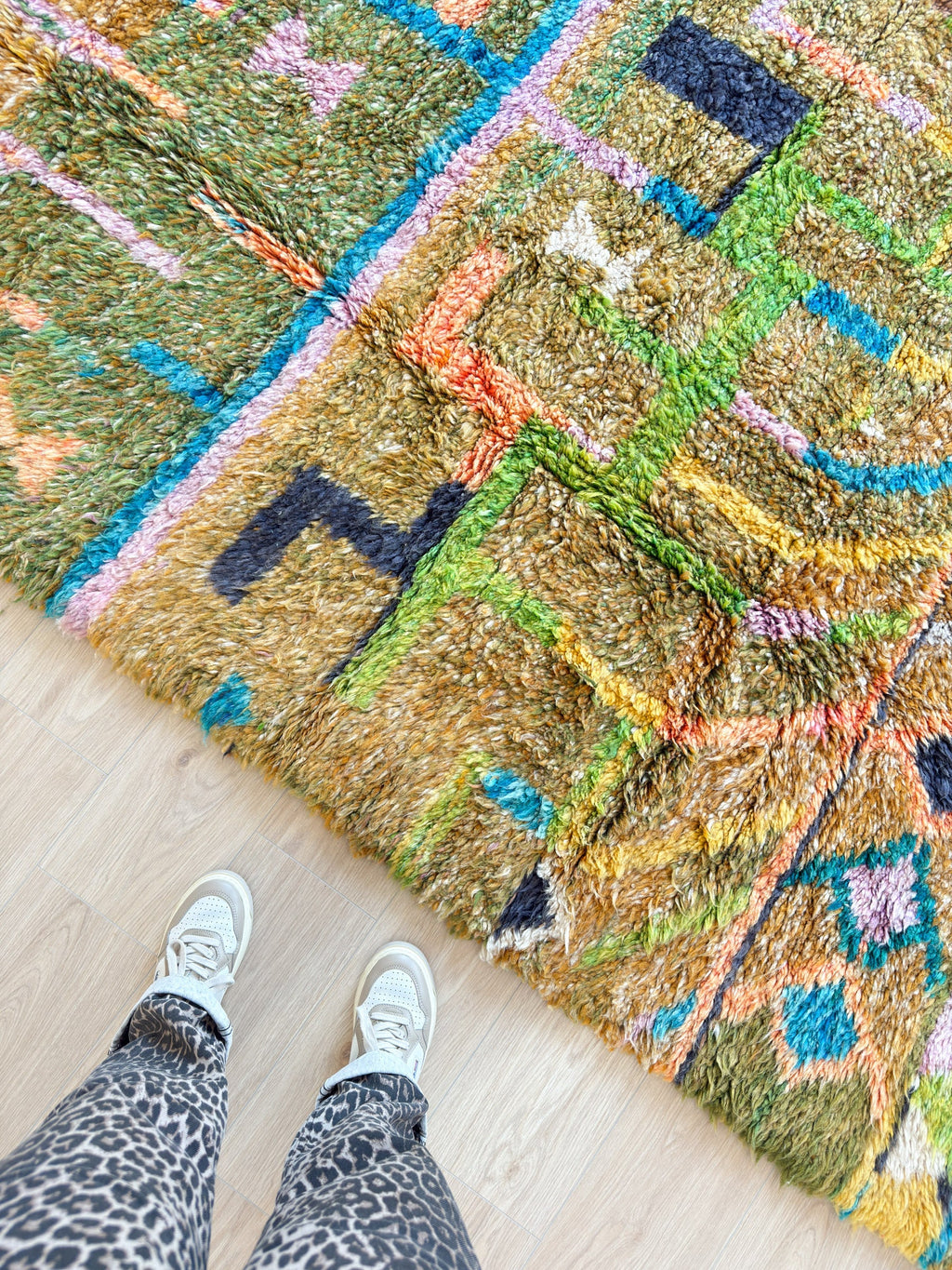 Tapis Berbère Coloré 168 X 258 Cm - N°2090