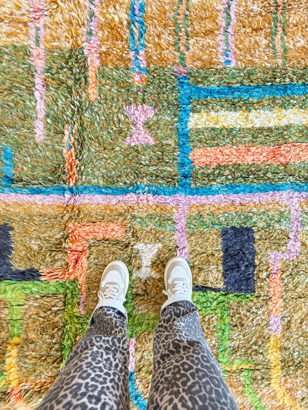 Tapis Berbère Coloré 168 X 258 Cm - N°2090