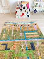 Tapis Berbère Coloré 168 X 258 Cm - N°2090