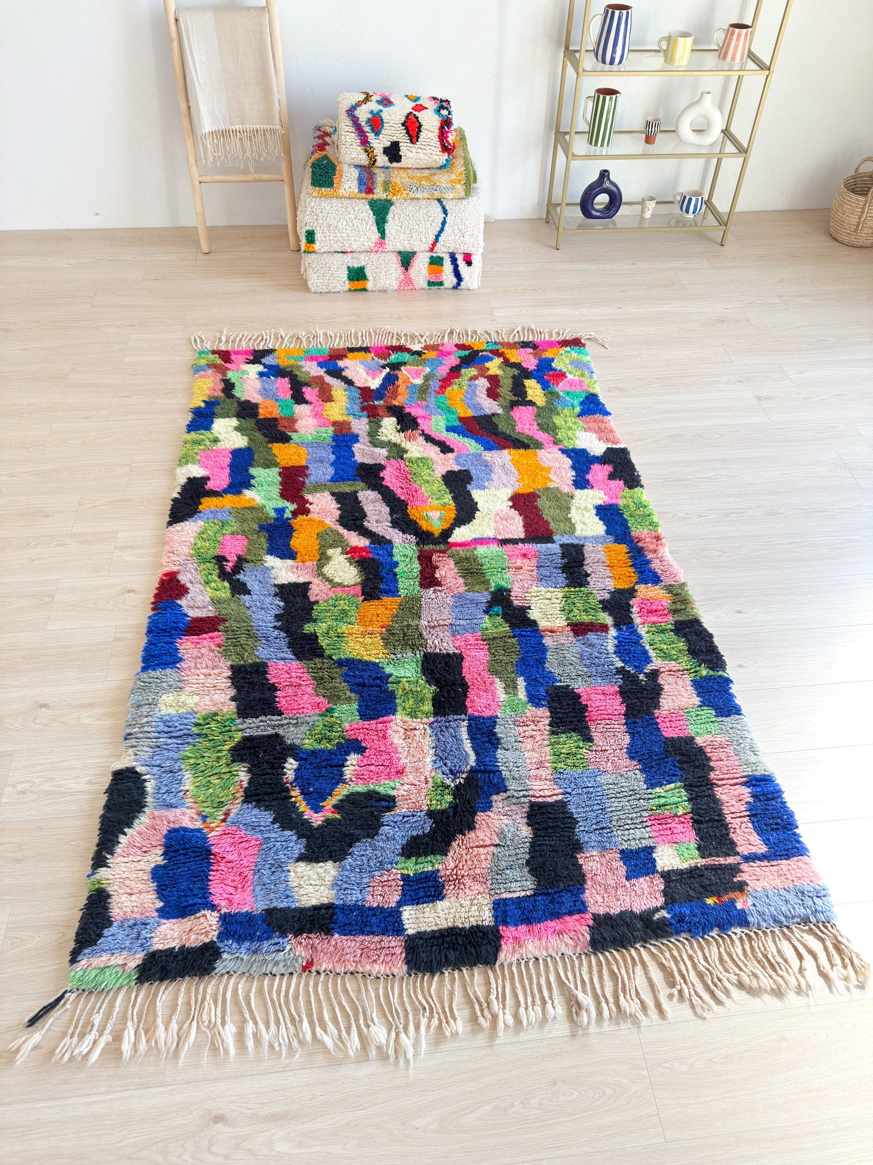 Tapis Berbère Coloré 153 X 256 Cm - N°2303